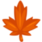Maple Leaf emoji on Messenger